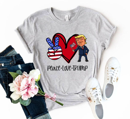 Peace Love Trump Shirt - Wear and Wander