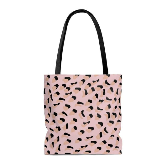 Pink Leopard Print Shopper Tote Bag Medium - Wear n Wander