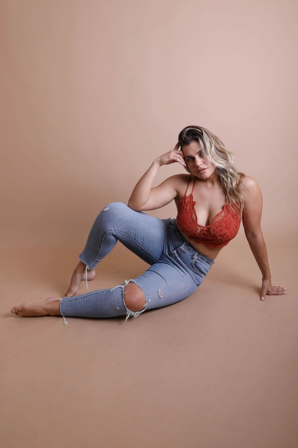 Plus Crochet Lace Longline Bralette - Wear and Wander