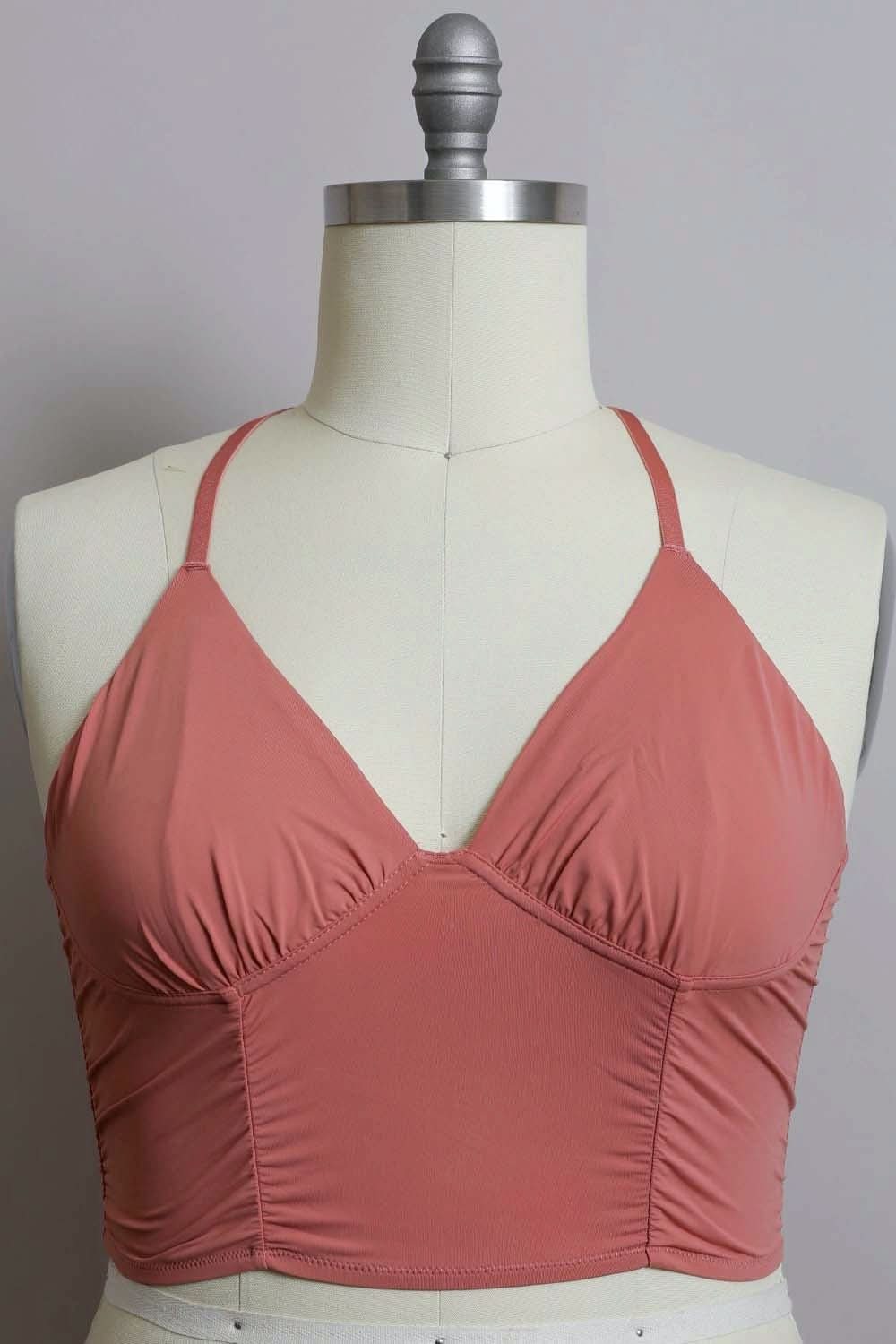 Plus Size Ruched Bralette - Wear and Wander