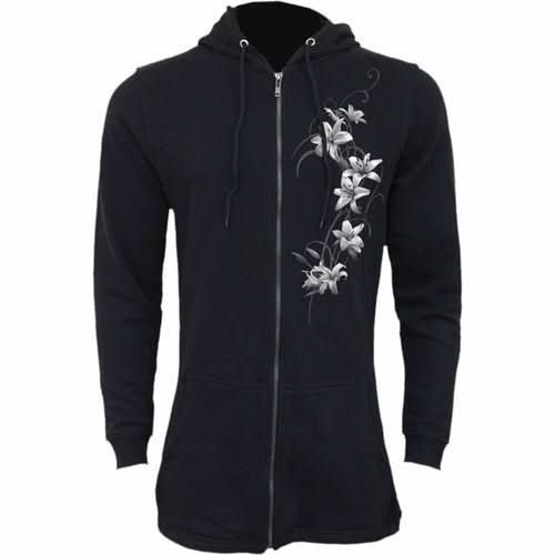 PURE OF HEART - Ladies Fish Tail Full Zip Hoody - Zip Sleeve - Wear and Wander