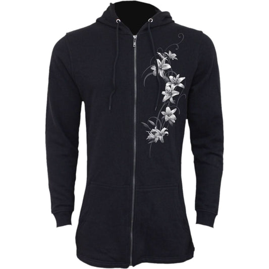 PURE OF HEART - Ladies Fish Tail Full Zip Hoody - Zip Sleeve - Wear and Wander