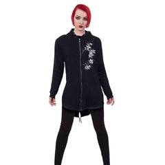 PURE OF HEART - Ladies Fish Tail Full Zip Hoody - Zip Sleeve - Wear and Wander