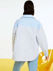 Quilted Oversized Shirt Jacket - Wear and Wander