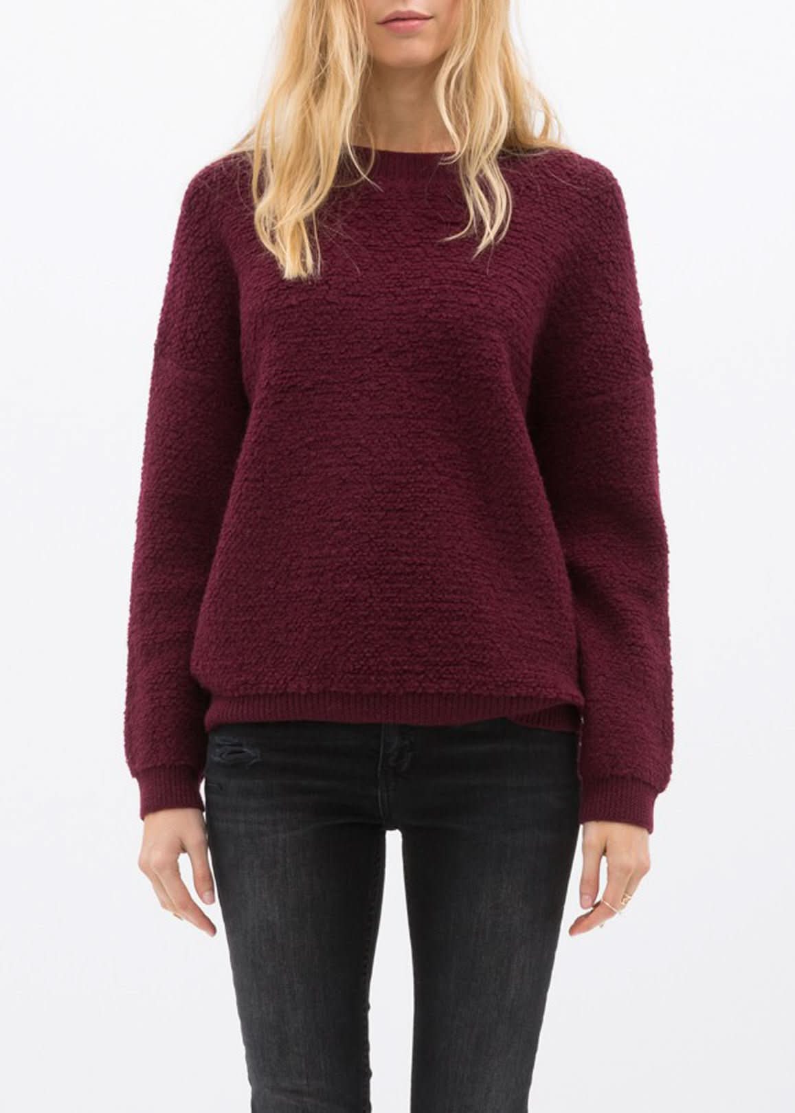Rag Wool Knit Crew Neck Sweater - Wear and Wander