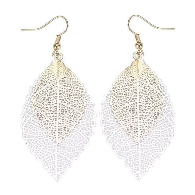 Rainbow Leaf Earrings - Wear and Wander