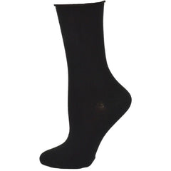 Rayon from Bamboo Roll Top Mid - Calf Crew Socks 3 Pair Pack - Wear and Wander