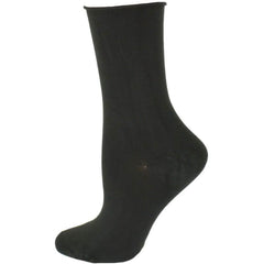 Rayon from Bamboo Roll Top Mid - Calf Crew Socks 3 Pair Pack - Wear and Wander