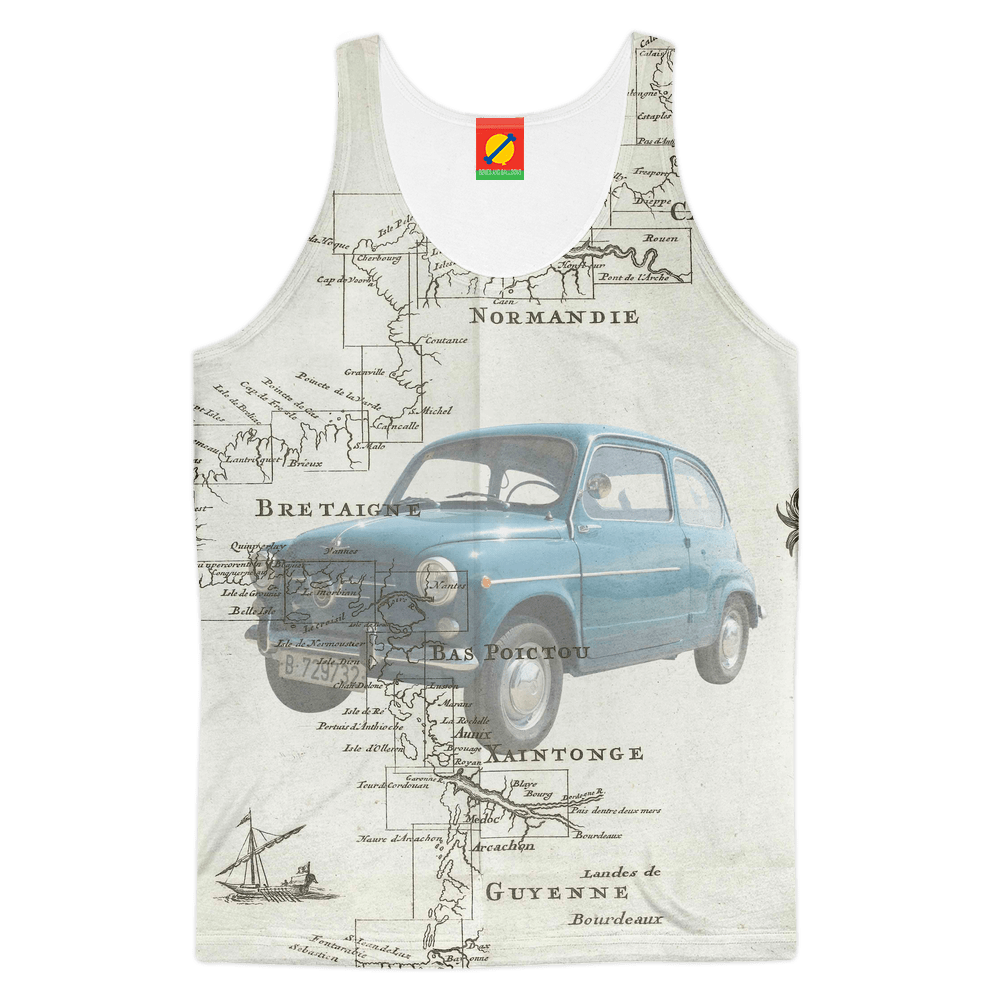 ROAD TRIP Women's All Over Print Tank Top - Wear and Wander