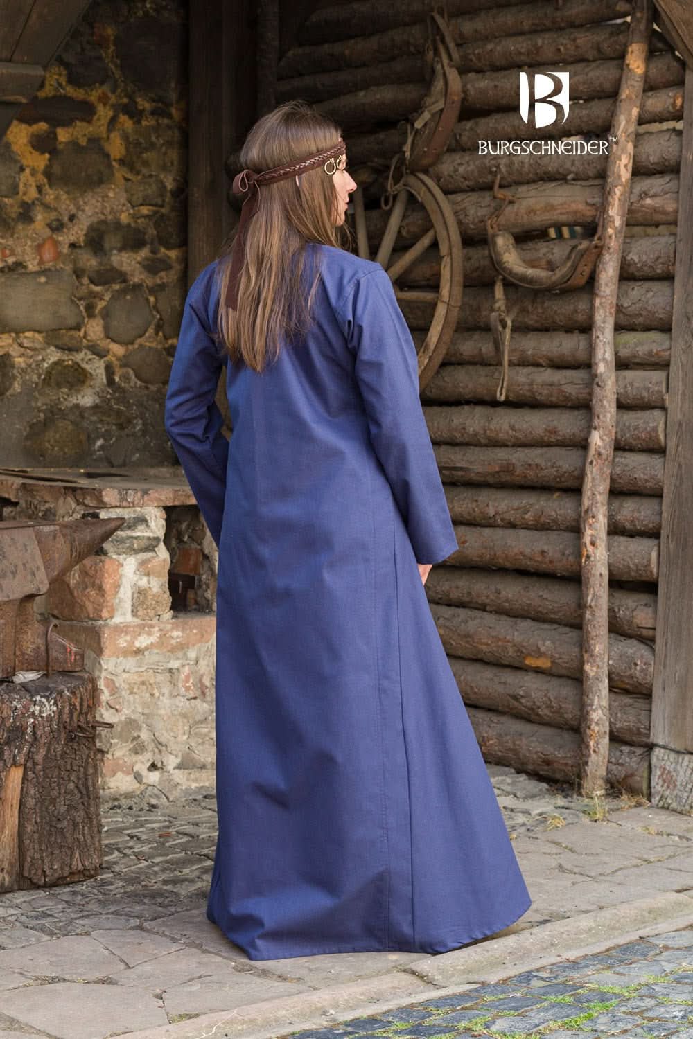 Rus Dress Marzena Dark Blue - Wear and Wander