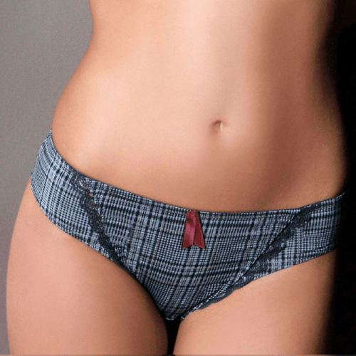 Sassa Sweet Pleasure Plaid Bikini Panty - Wear and Wander