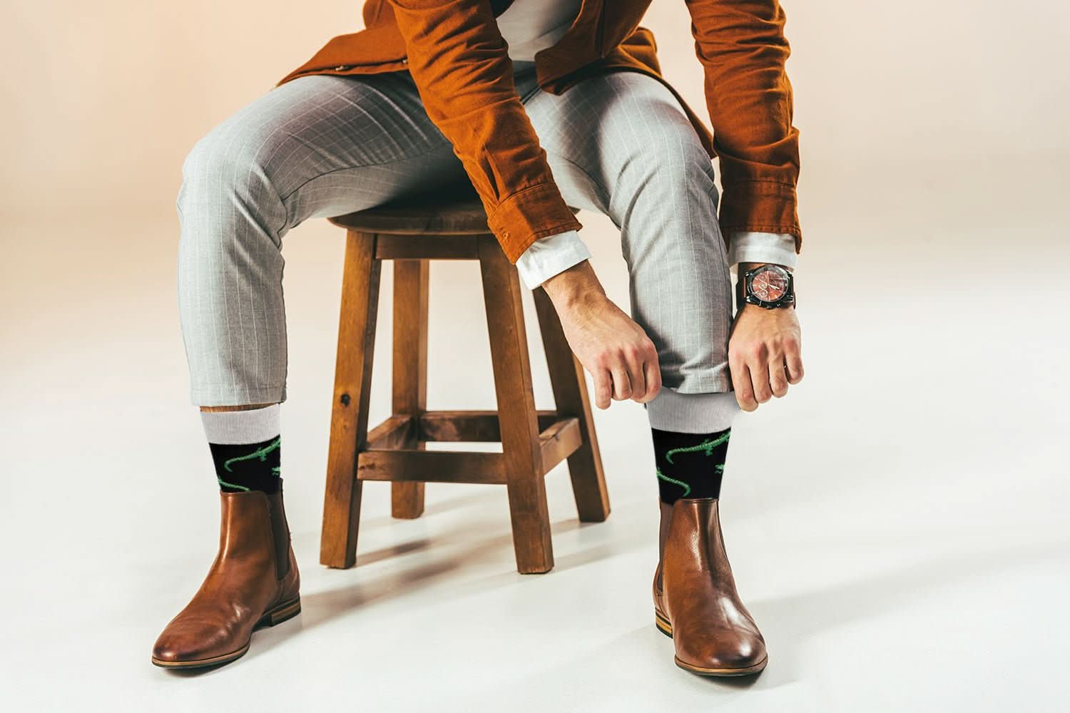 Sick Socks β Alligator β Animals Casual Dress Socks - Wear and Wander