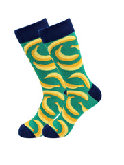 Sick Socks β Bananas β Favorite Foods Casual Dress Socks - Wear and Wander