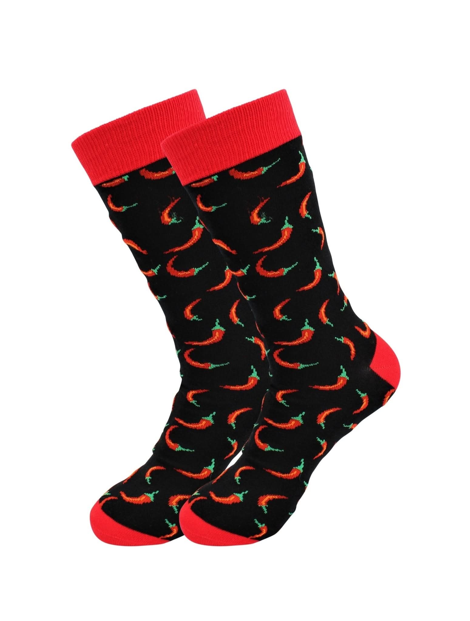 Sick Socks - Chili Pepper β International Food Dress Socks - Wear and Wander