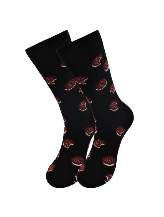 Sick Socks β Cookie β Favorite Foods Casual Dress Socks - Wear and Wander