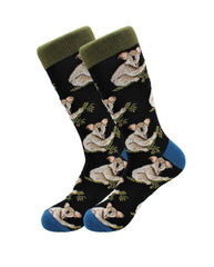 Sick Socks – Koala – Exotic Animals Casual Dress Socks - Wear and Wander