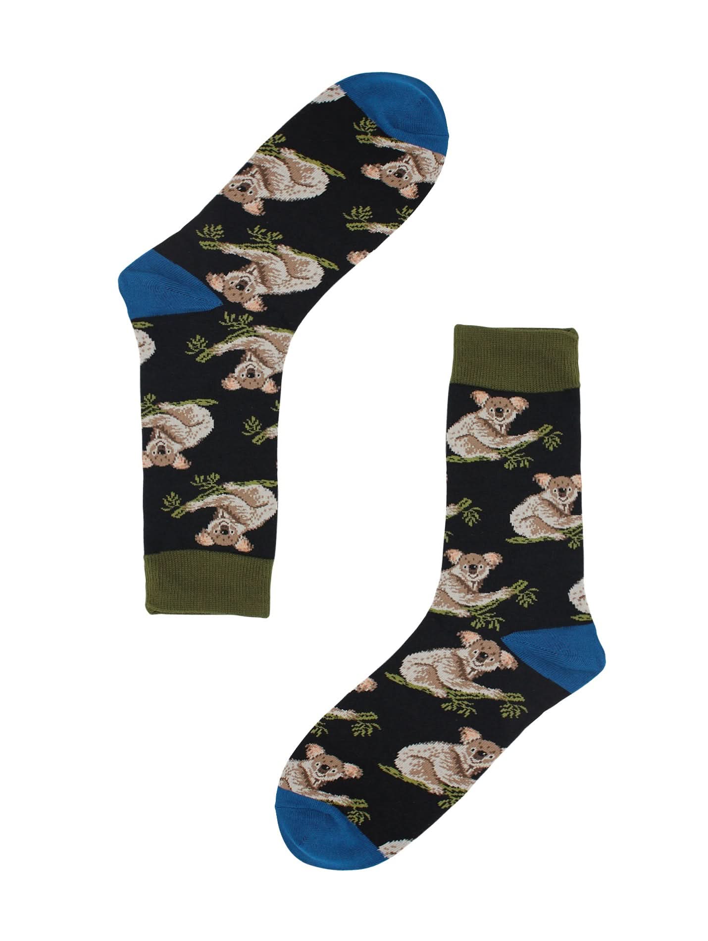 Sick Socks – Koala – Exotic Animals Casual Dress Socks - Wear and Wander