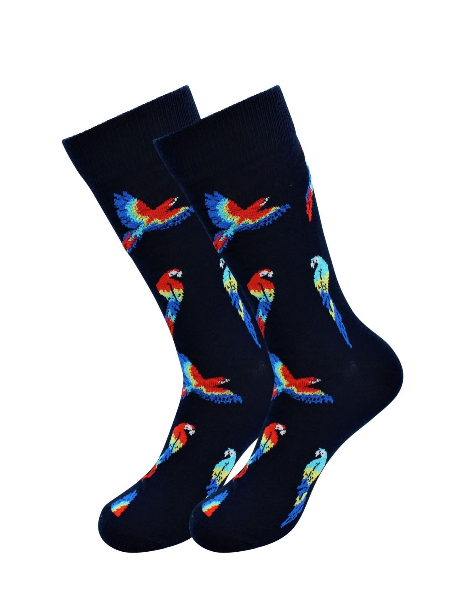 Sick Socks - Parrots β Exotic Animals Socks By Real Sic - Wear and Wander