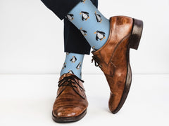 Sick Socks - Penguin - Exotic Animals Casual Dress Socks - Wear and Wander
