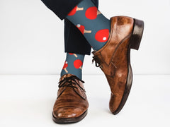 Sick Socks – Ping - Pong – Off The Wall Casual Dress Socks - Wear and Wander