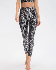 Snake Print High - Waisted Sculpting Leggings - Wear n Wander