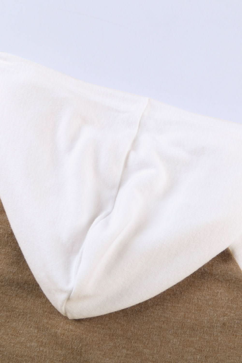 Spliced Sleeve Khaki Hoodie with Pocket - Wear and Wander