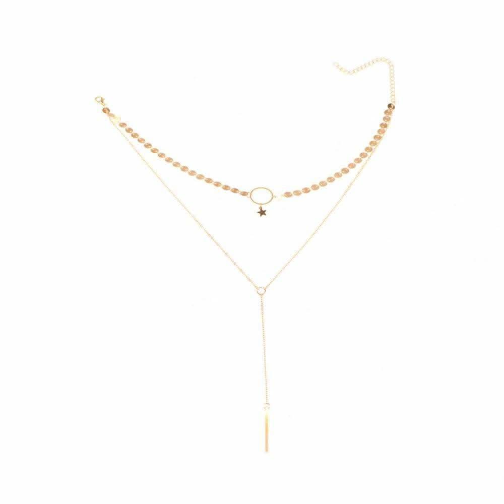 Star Choker Lariat Necklace - Wear and Wander