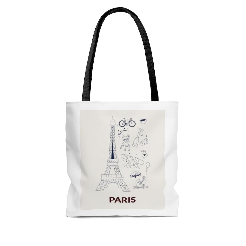 Symbols of PARIS Everyday Tote Bag Medium - Wear n Wander