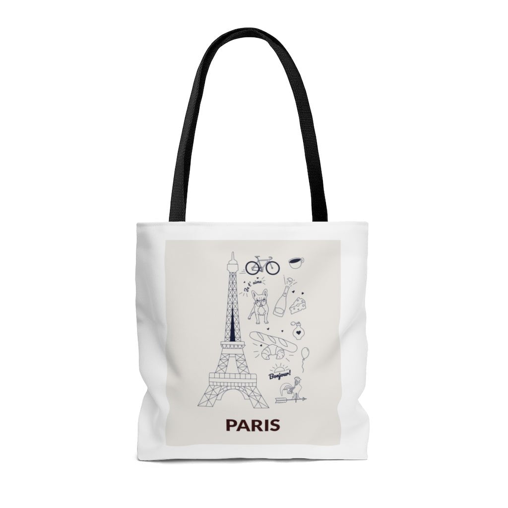Symbols of PARIS Everyday Tote Bag Medium - Wear n Wander