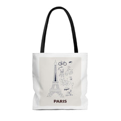 Symbols of PARIS Everyday Tote Bag Medium - Wear n Wander