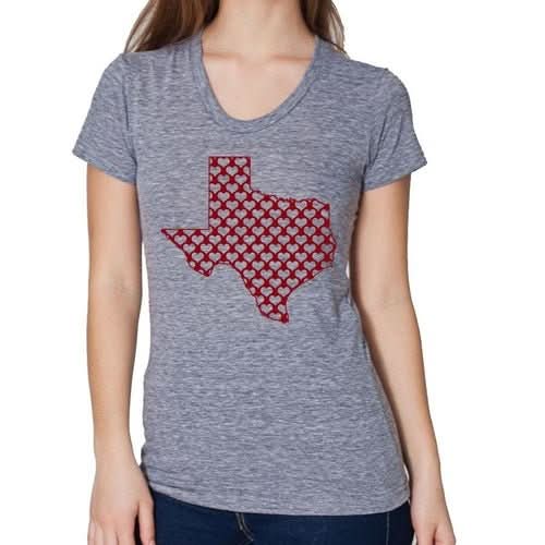 Texas hearts - women's - Wear and Wander