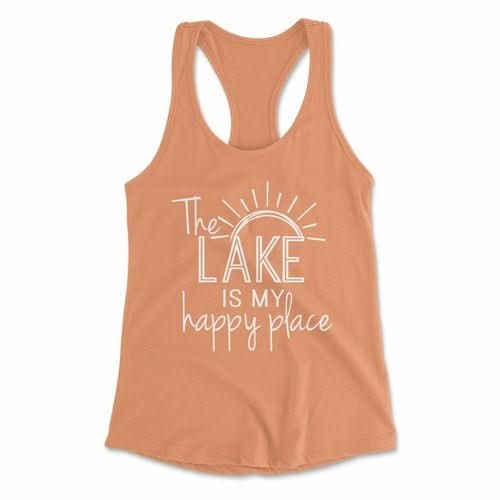 The Lake Is My Happy Place Tank - Wear and Wander