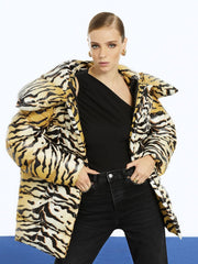 Tiger Print Puffer - Wear and Wander