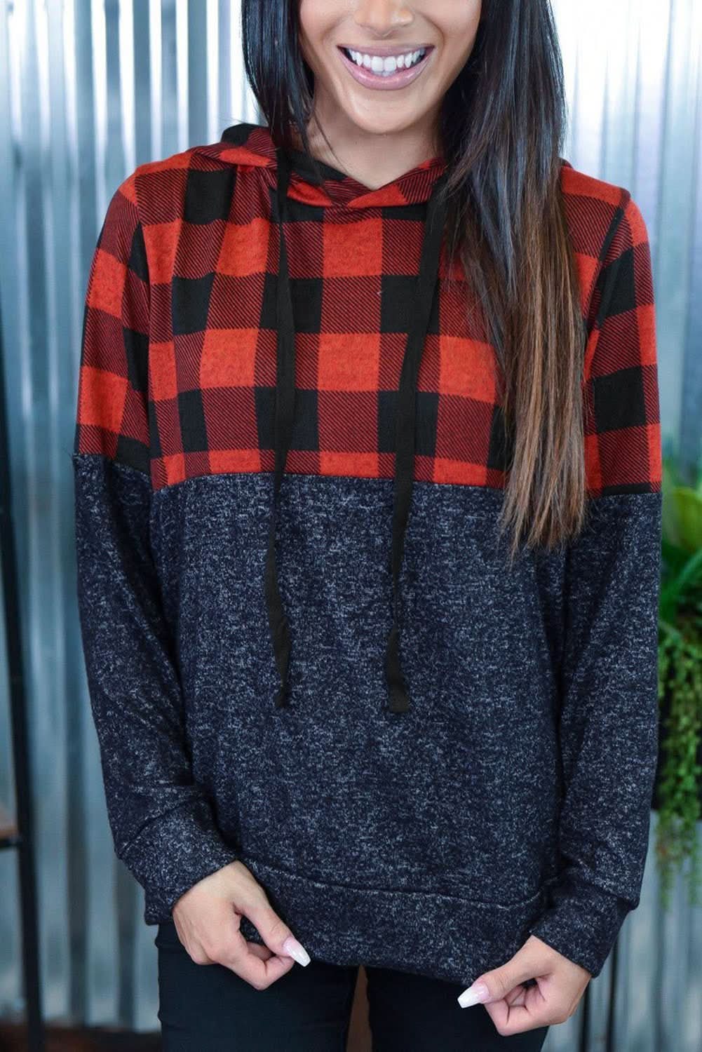 Tribal Print Patchwork Hoodie - Wear and Wander