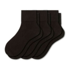 Turn Cuff Organic Cotton Seamless Toe 3 pair Pack | No Toe Seam Socks - Wear and Wander