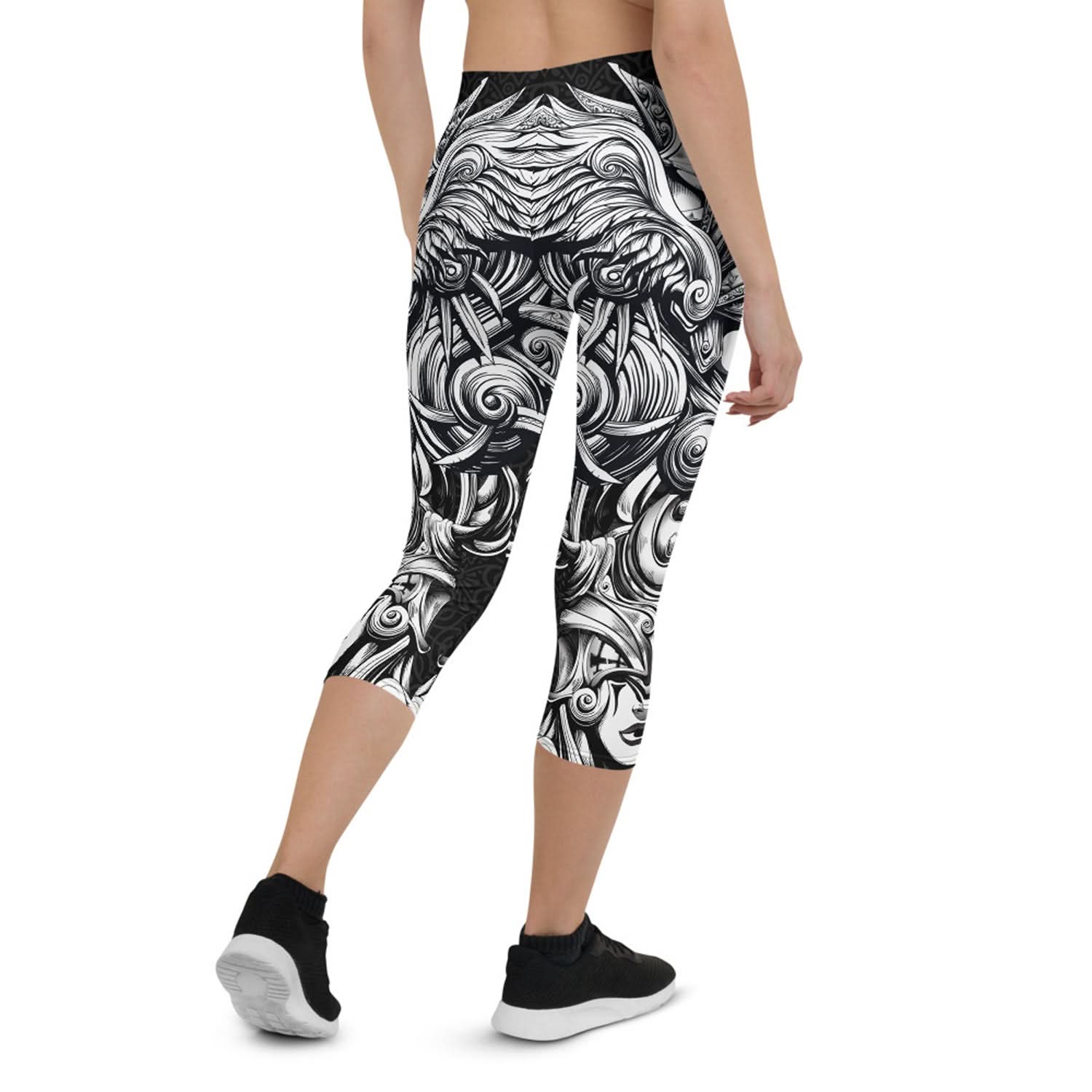 Valkyrie Capri Leggings for Women - Wear and Wander