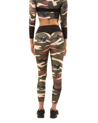 Virginia Camouflage Leggings - Brown/Green - Wear and Wander