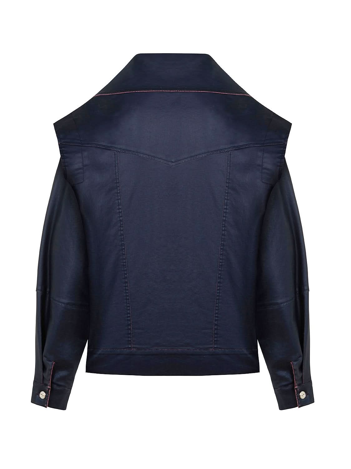 Wide Collar Coated Jacket - Wear and Wander