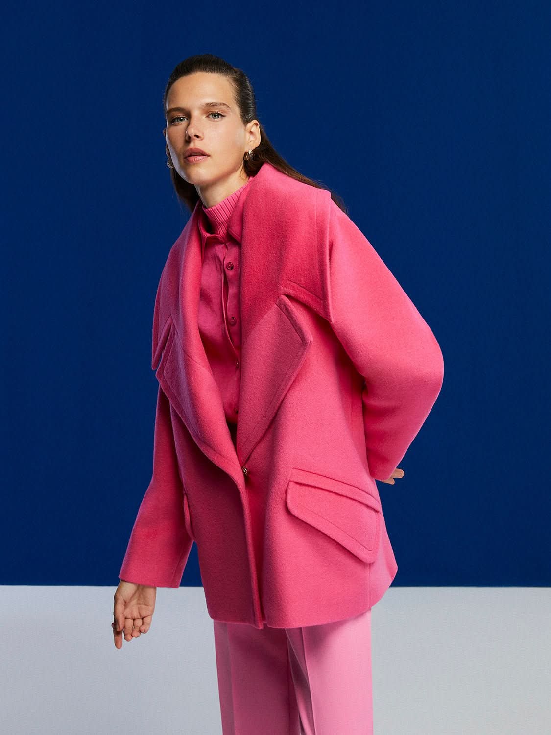 Wide Lapel Collar Coat - Wear and Wander