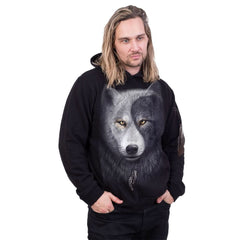 WOLF CHI - Side Pocket Hoody Black - Wear and Wander