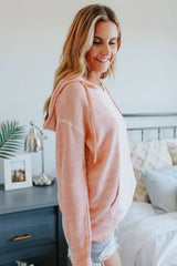Women Cute Pink White Tie Dye Hoodie - Wear and Wander