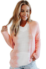 Women Cute Pink White Tie Dye Hoodie - Wear and Wander