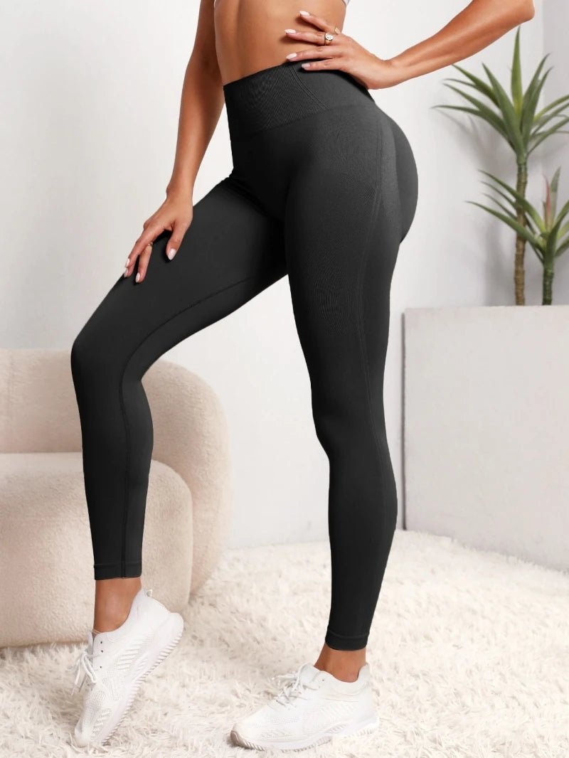 Women Seamless Hip Lifting Women Seamless Sports Leggings High Waist Fitness Leggings Push Up Yoga Leggings Gym Clothing Sports - Wear n Wander