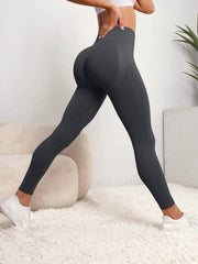 Women Seamless Hip Lifting Women Seamless Sports Leggings High Waist Fitness Leggings Push Up Yoga Leggings Gym Clothing Sports - Wear n Wander