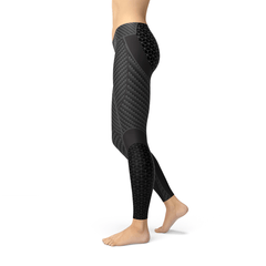 Womens Carbon Fiber Sports Leggings - Wear and Wander
