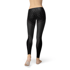 Womens Carbon Fiber Sports Leggings - Wear and Wander