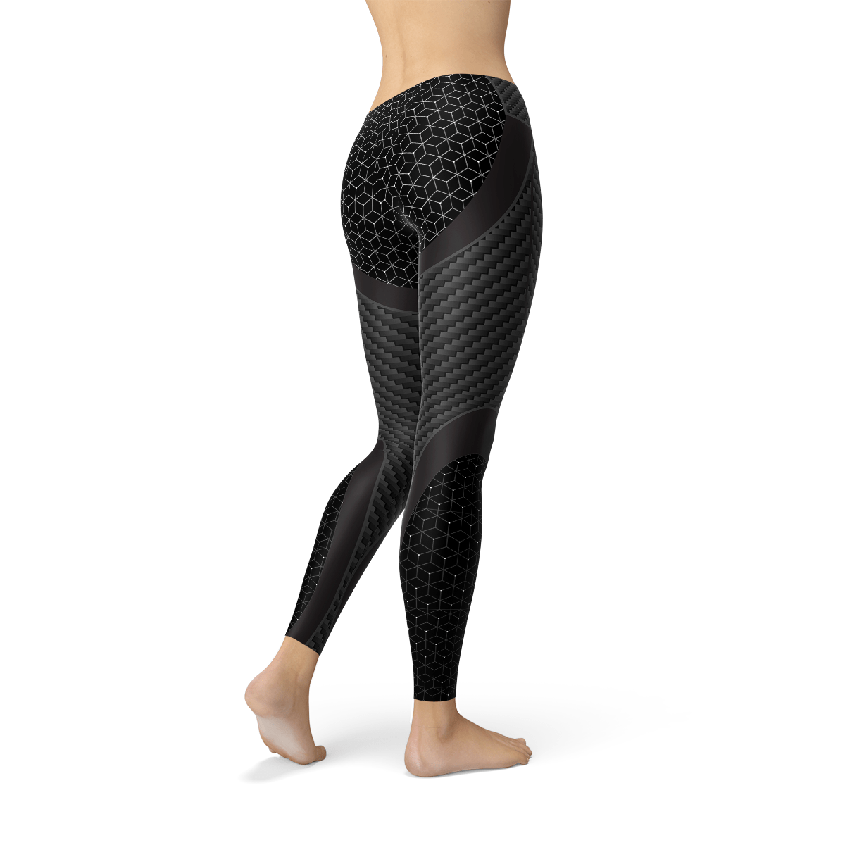 Womens Carbon Fiber Sports Leggings - Wear and Wander