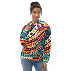 Womens Graphic Hoodie Boho Floral Print - Wear and Wander