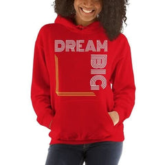 Womens Hoodie - Pullover Hooded Sweatshirt - Graphic/dream Big - Wear and Wander