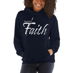 Womens Hoodie - Pullover Hooded Sweatshirt - Graphic/inspire Faith - Wear and Wander